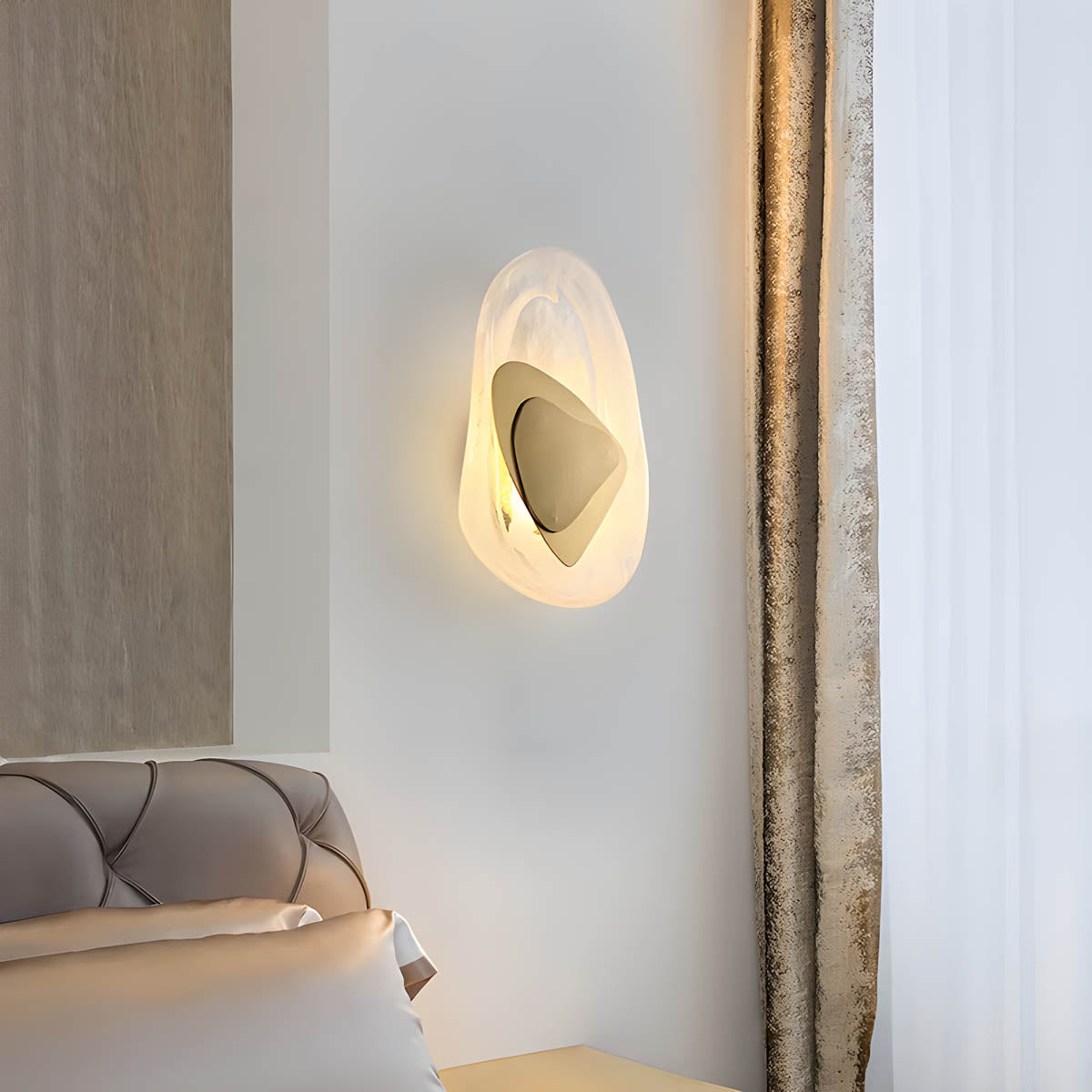 Bayberry Form Acrylic Wall Sconce — gallery image 8