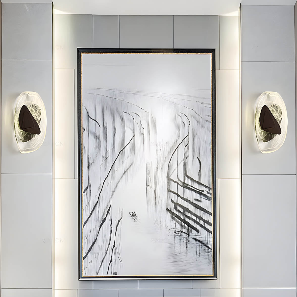 Bayberry Form Acrylic Wall Sconce — gallery image 7