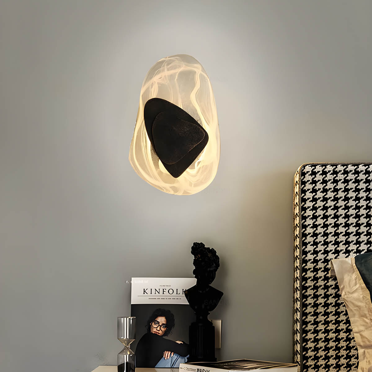 Bayberry Form Acrylic Wall Sconce — gallery image 3