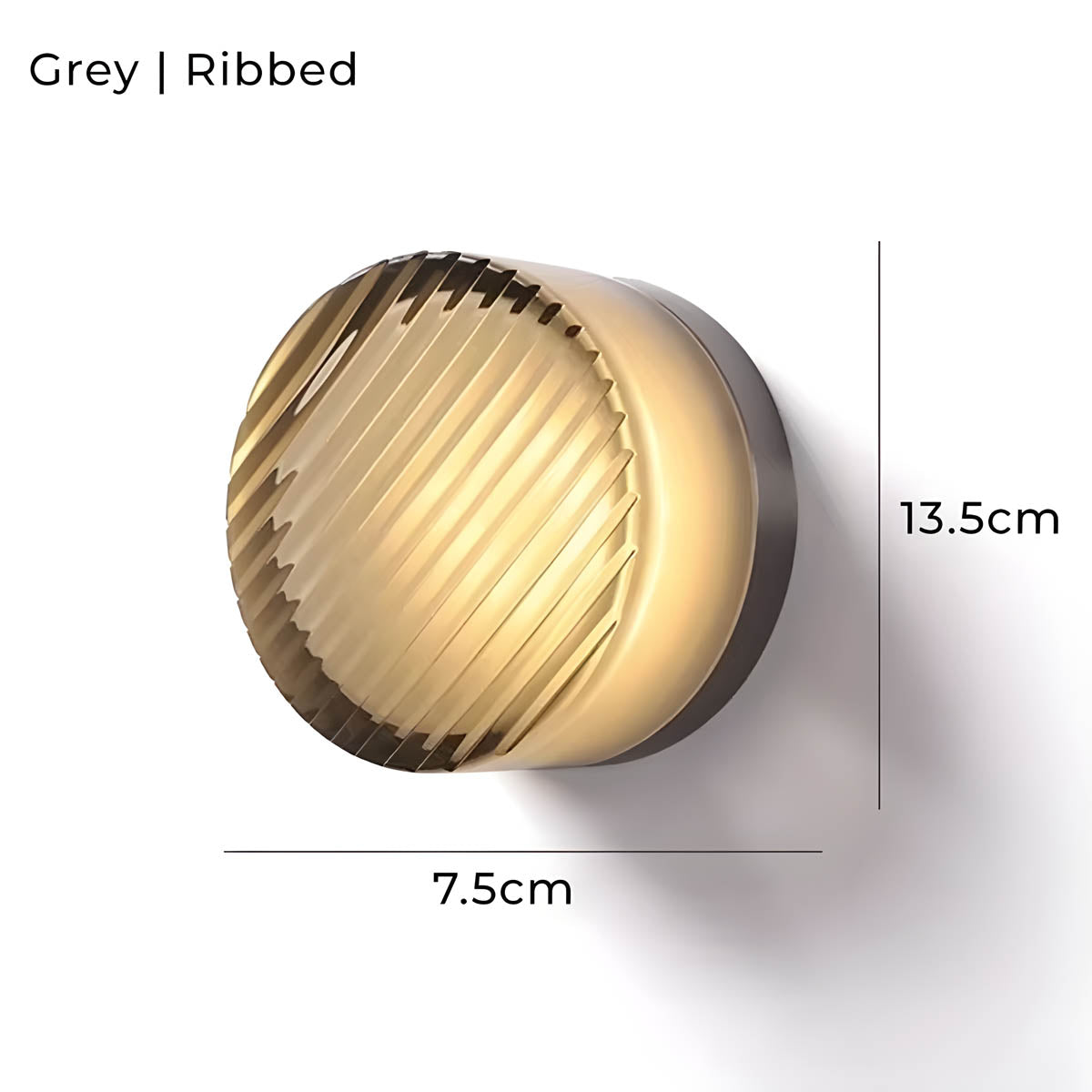 Redfern Form Aluminum Ribbed Wall Sconce — gallery image 20