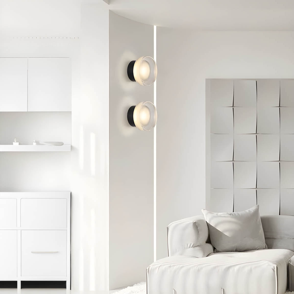 Redfern Form Aluminum Ribbed Wall Sconce — gallery image 5