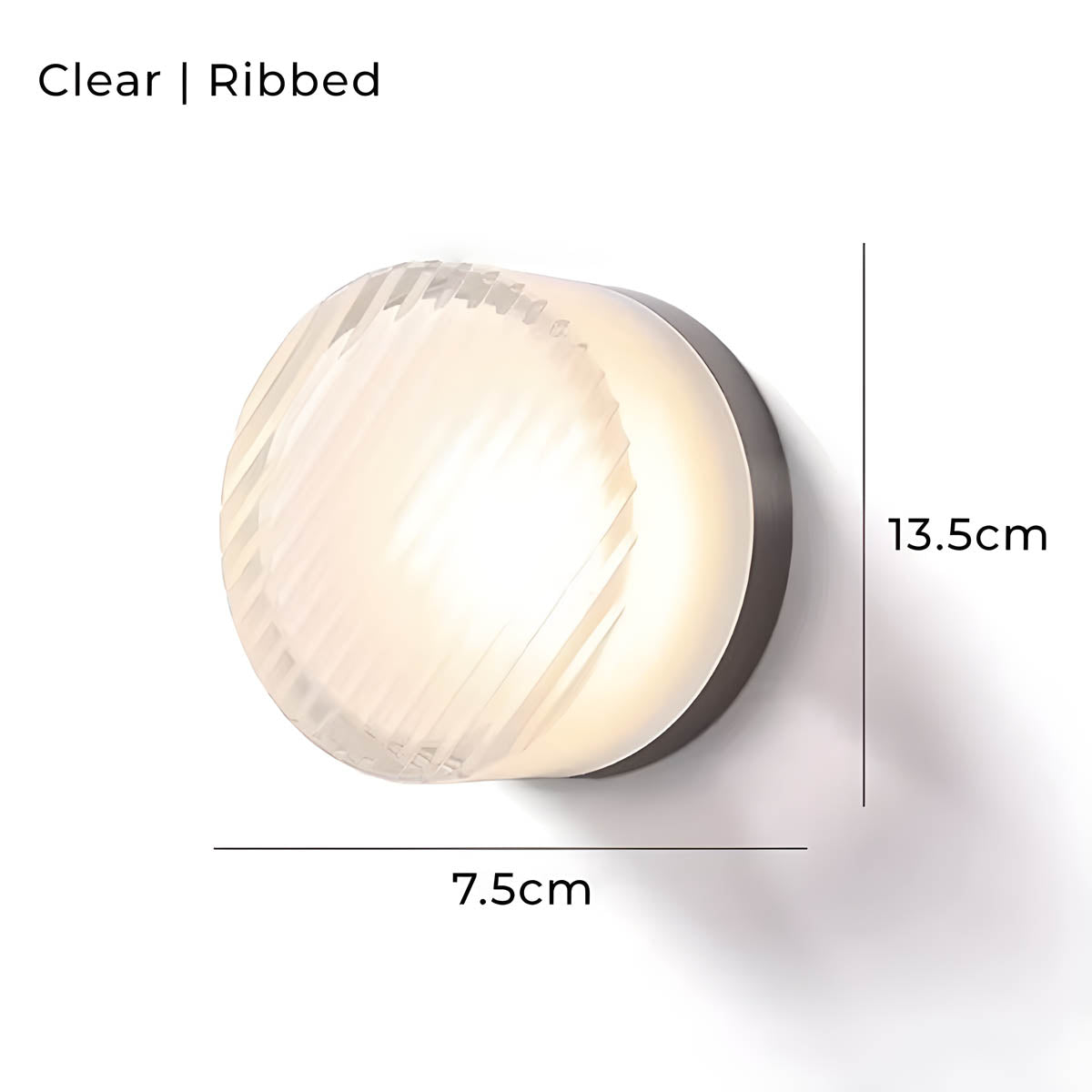 Redfern Form Aluminum Ribbed Wall Sconce — gallery image 21