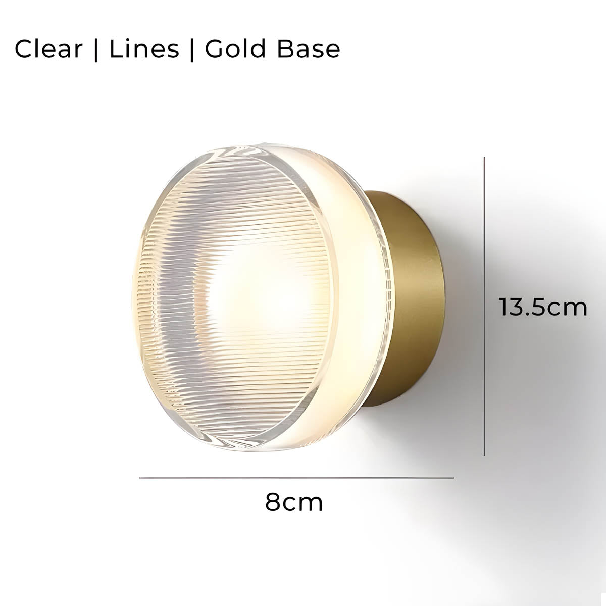 Redfern Form Aluminum Ribbed Wall Sconce — gallery image 29