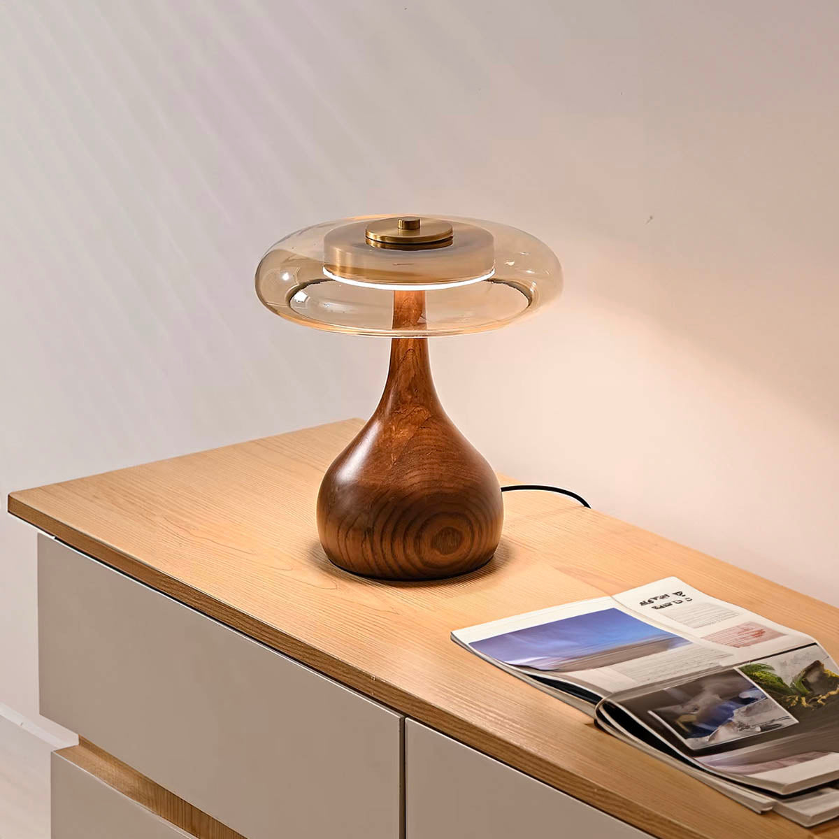Kingsley Form Wood Table Lamp — gallery image 4