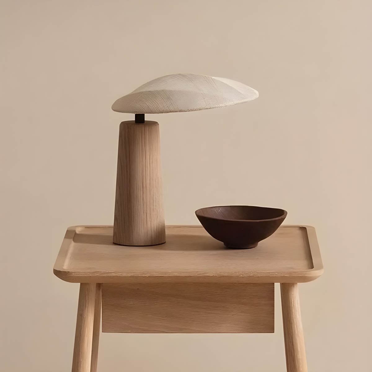 Riverton Form Wood Table Lamp — gallery image 2