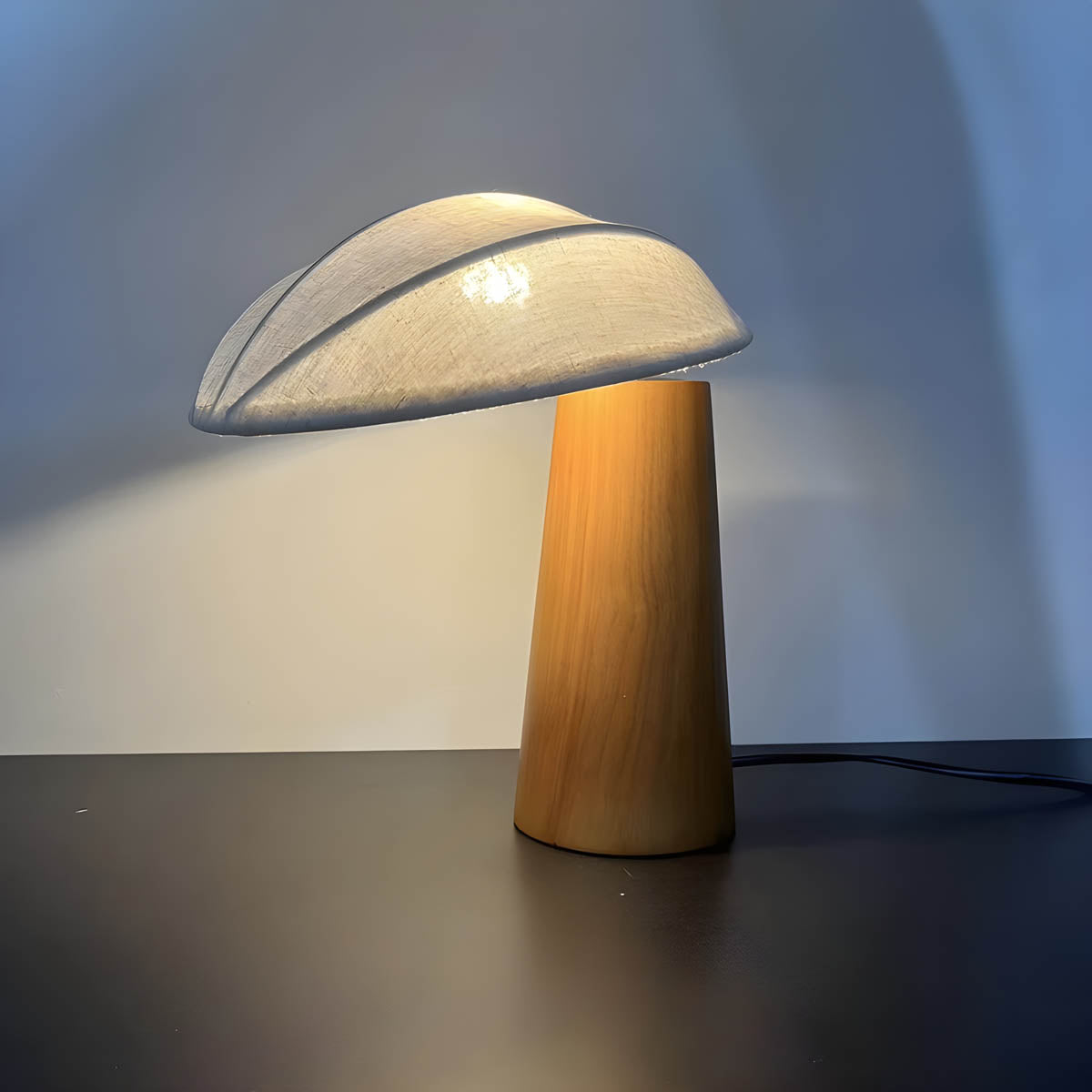 Riverton Form Wood Table Lamp — gallery image 7