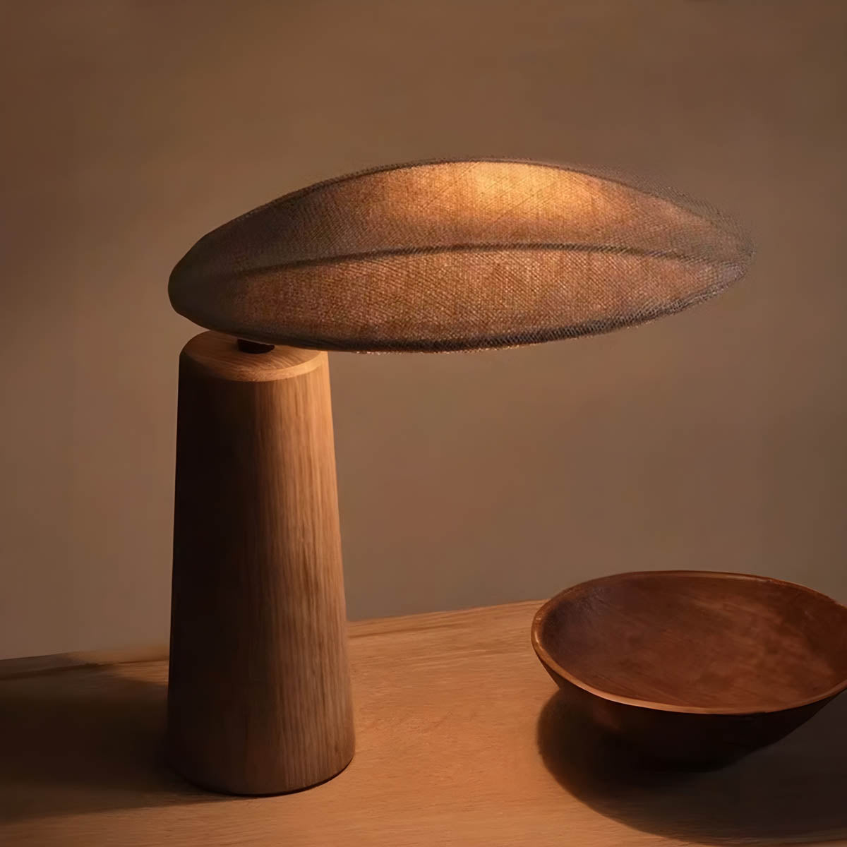 Riverton Form Wood Table Lamp — gallery image 8