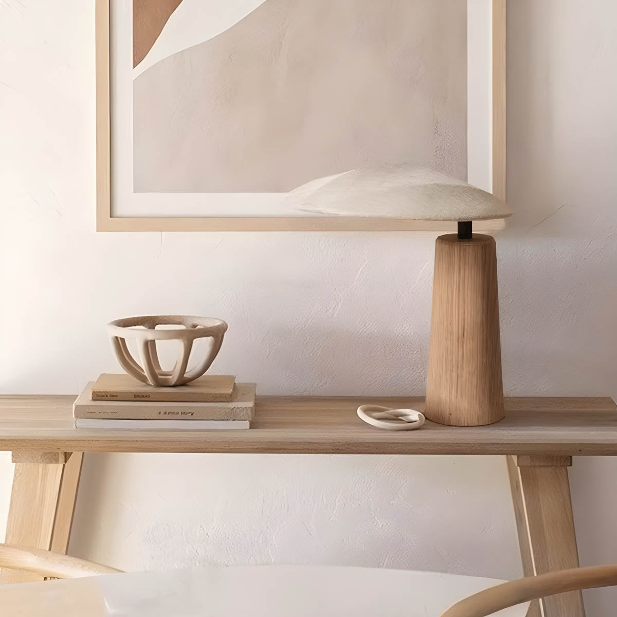 Riverton Form Wood Table Lamp — gallery image 6