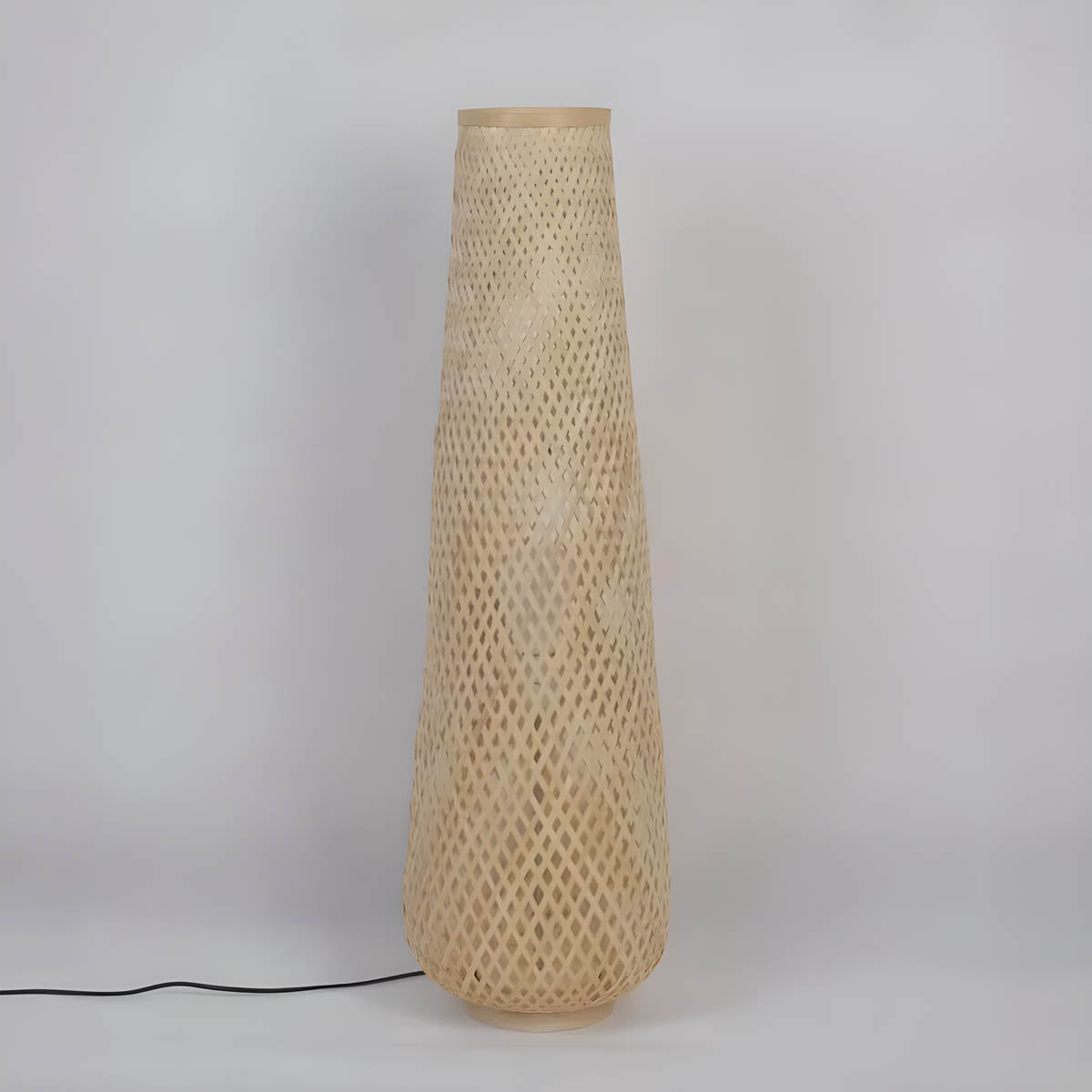 Fielding Form Rattan Floor Lamp — gallery image 13