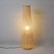 Fielding Form Rattan Floor Lamp — gallery image 9