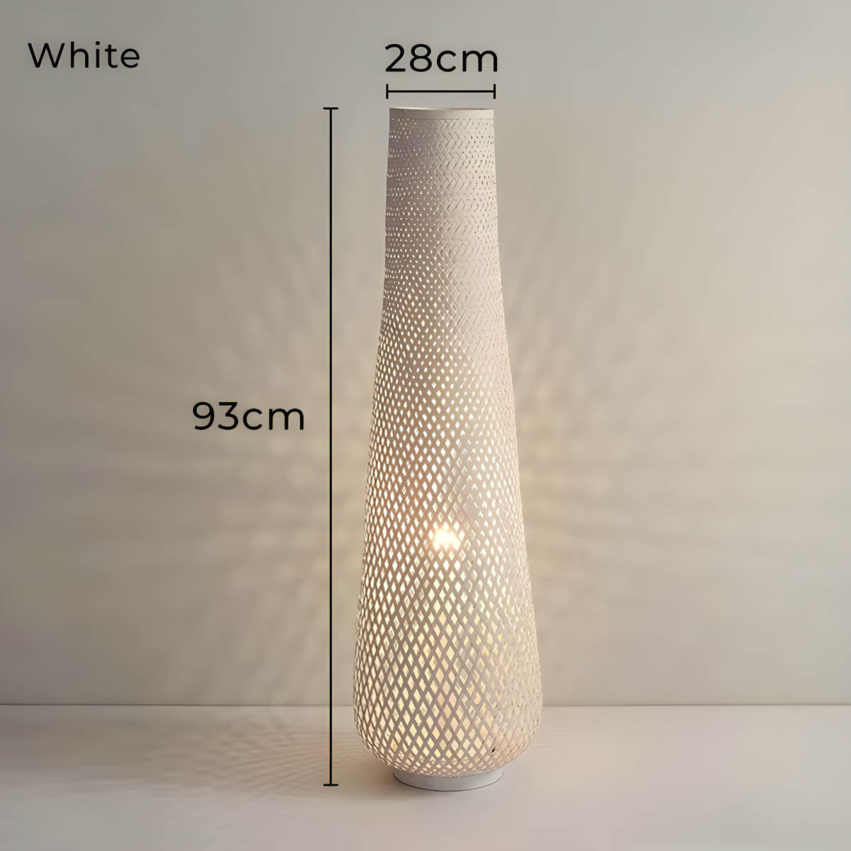 Fielding Form Rattan Floor Lamp — gallery image 16