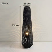 Fielding Form Rattan Floor Lamp — gallery image 14