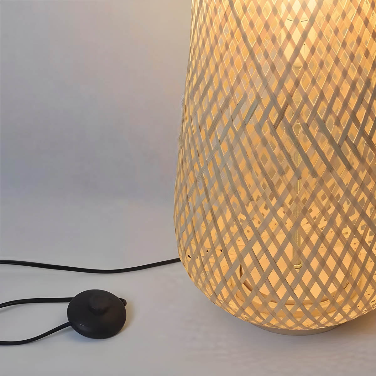Fielding Form Rattan Floor Lamp — gallery image 12