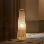 Fielding Form Rattan Floor Lamp — gallery image 5