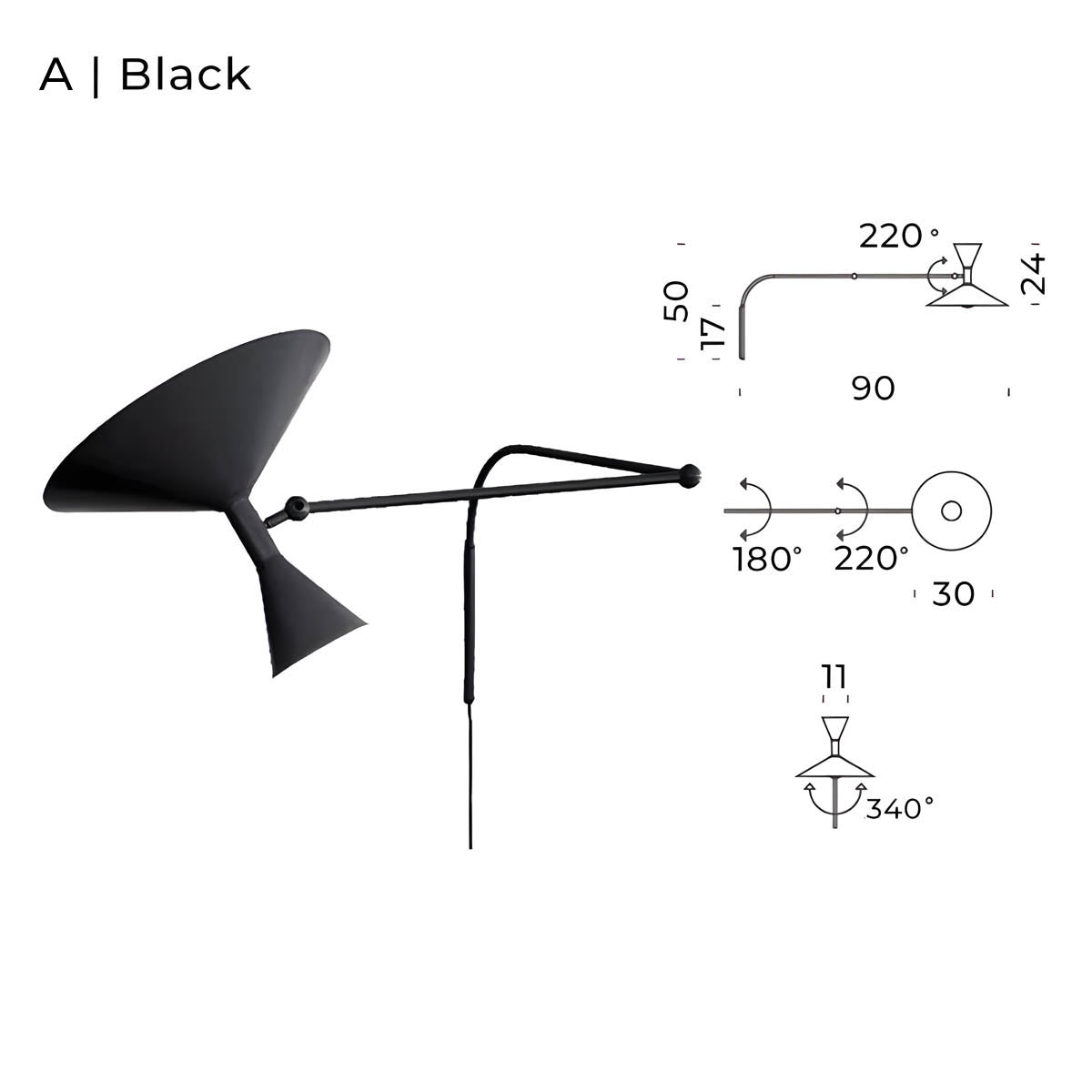 Brookfield Form Iron Wall Sconce — gallery image 21