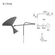 Brookfield Form Iron Wall Sconce — gallery image 22