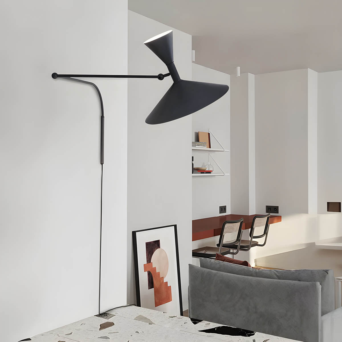 Brookfield Form Iron Wall Sconce — gallery image 5