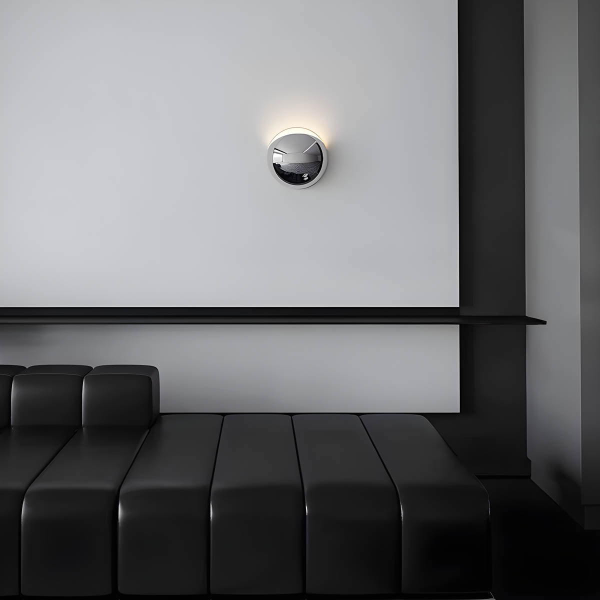 Wildwood Form Aluminum Pebble Wall Sconce — gallery image 3
