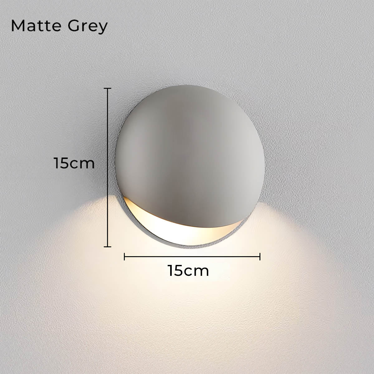 Wildwood Form Aluminum Pebble Wall Sconce — gallery image 14