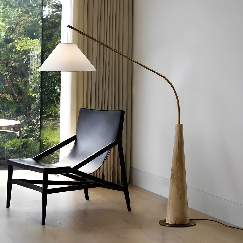 Eastmere Form Wood Floor Lamp — gallery image 4