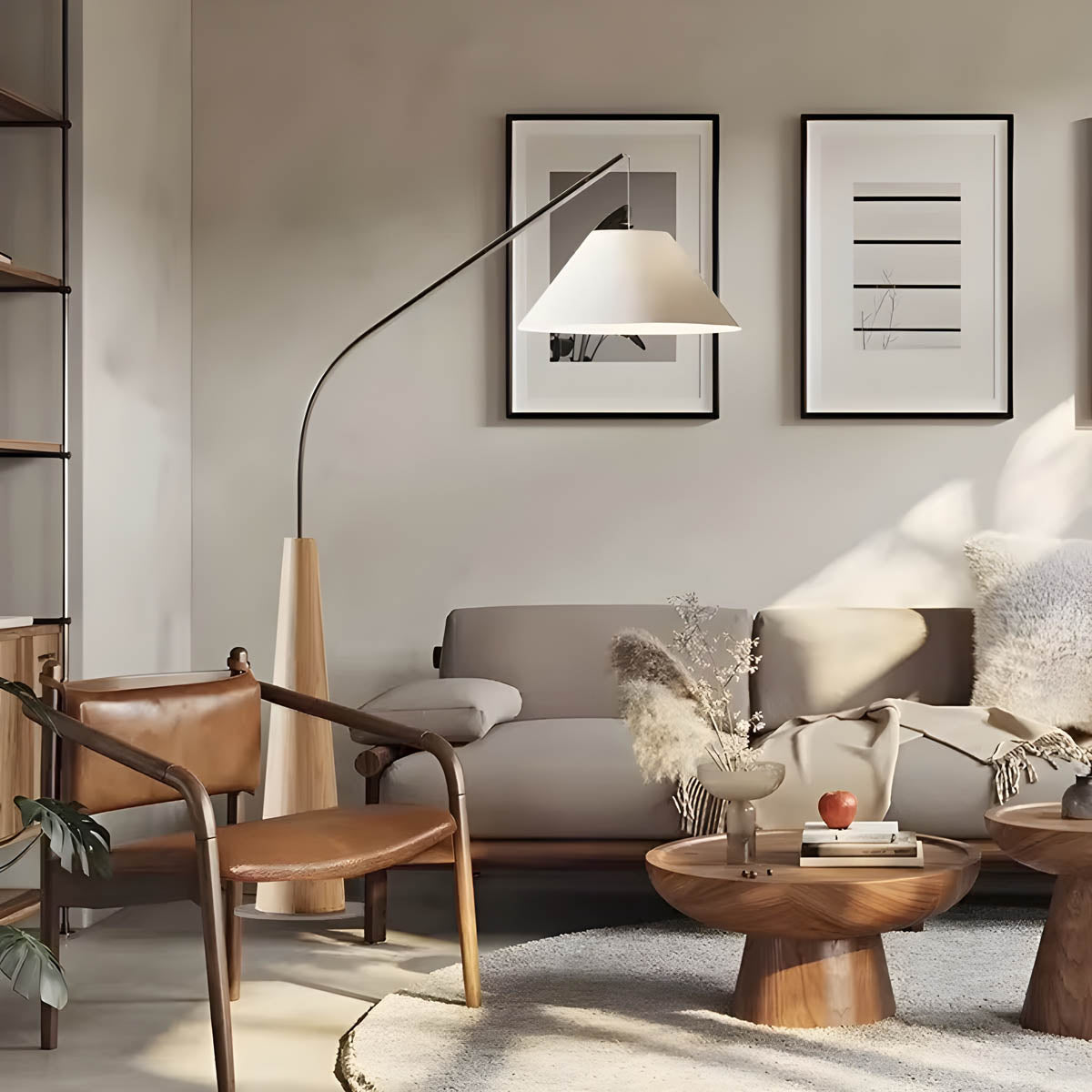 Eastmere Form Wood Floor Lamp — gallery image 7