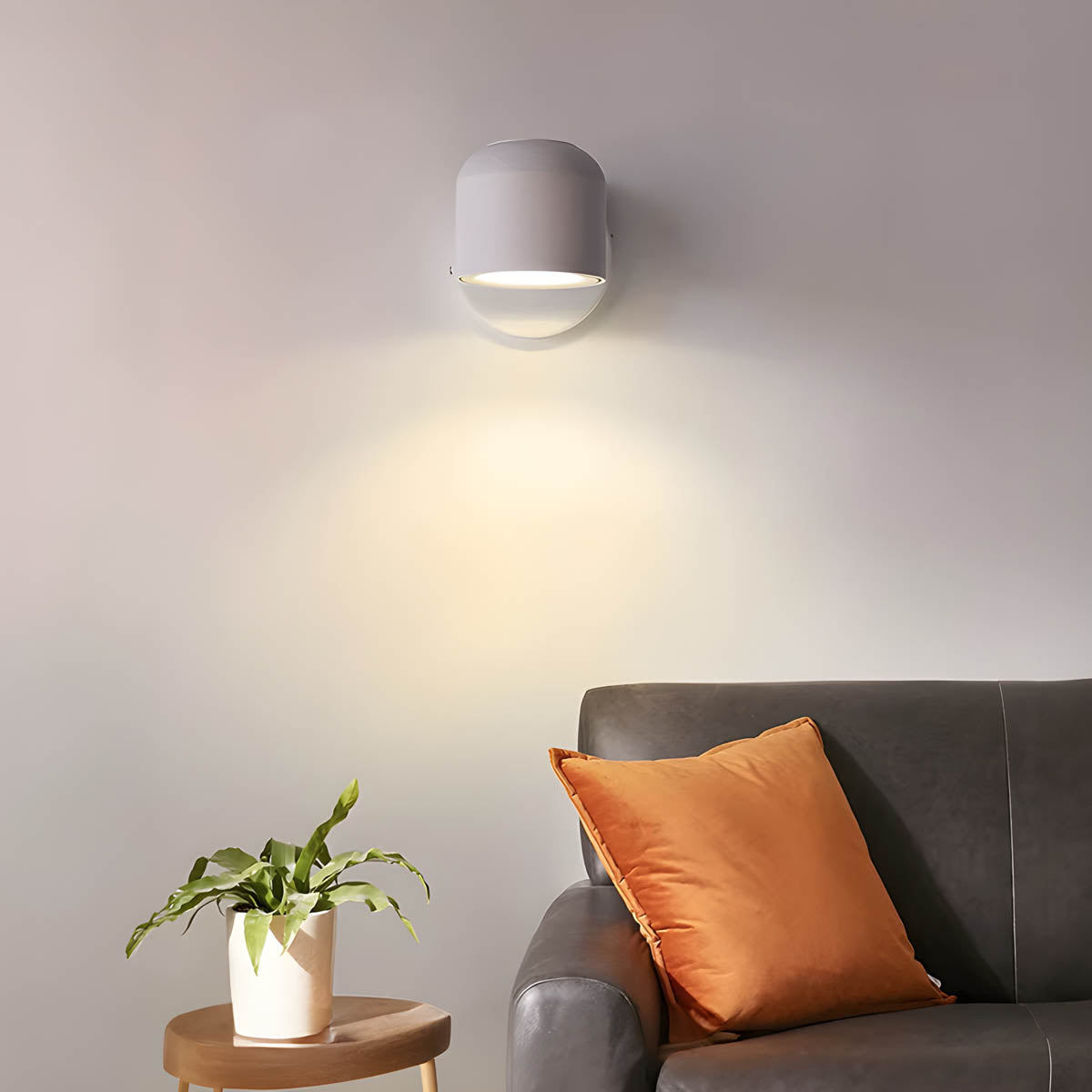 Highwood Form Stainless Steel Wall Sconce — gallery image 3