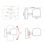 Highwood Form Stainless Steel Wall Sconce — gallery image 14