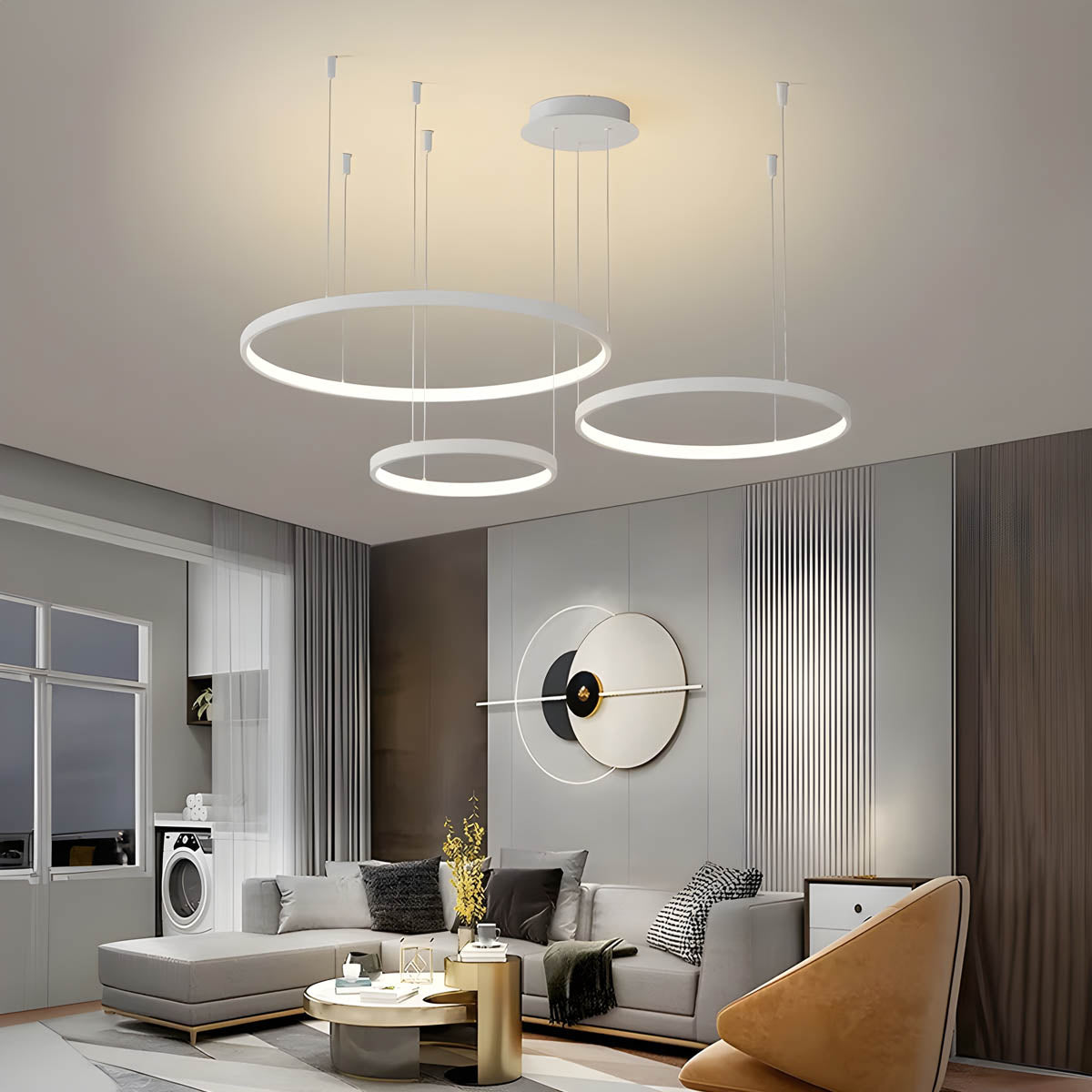Linden Loop Ring Pendant Light — gallery image 5