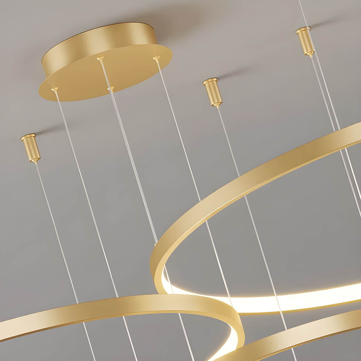 Linden Loop Ring Pendant Light — gallery image 9