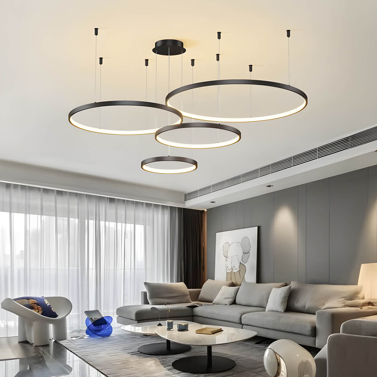 Linden Loop Ring Pendant Light — gallery image 2