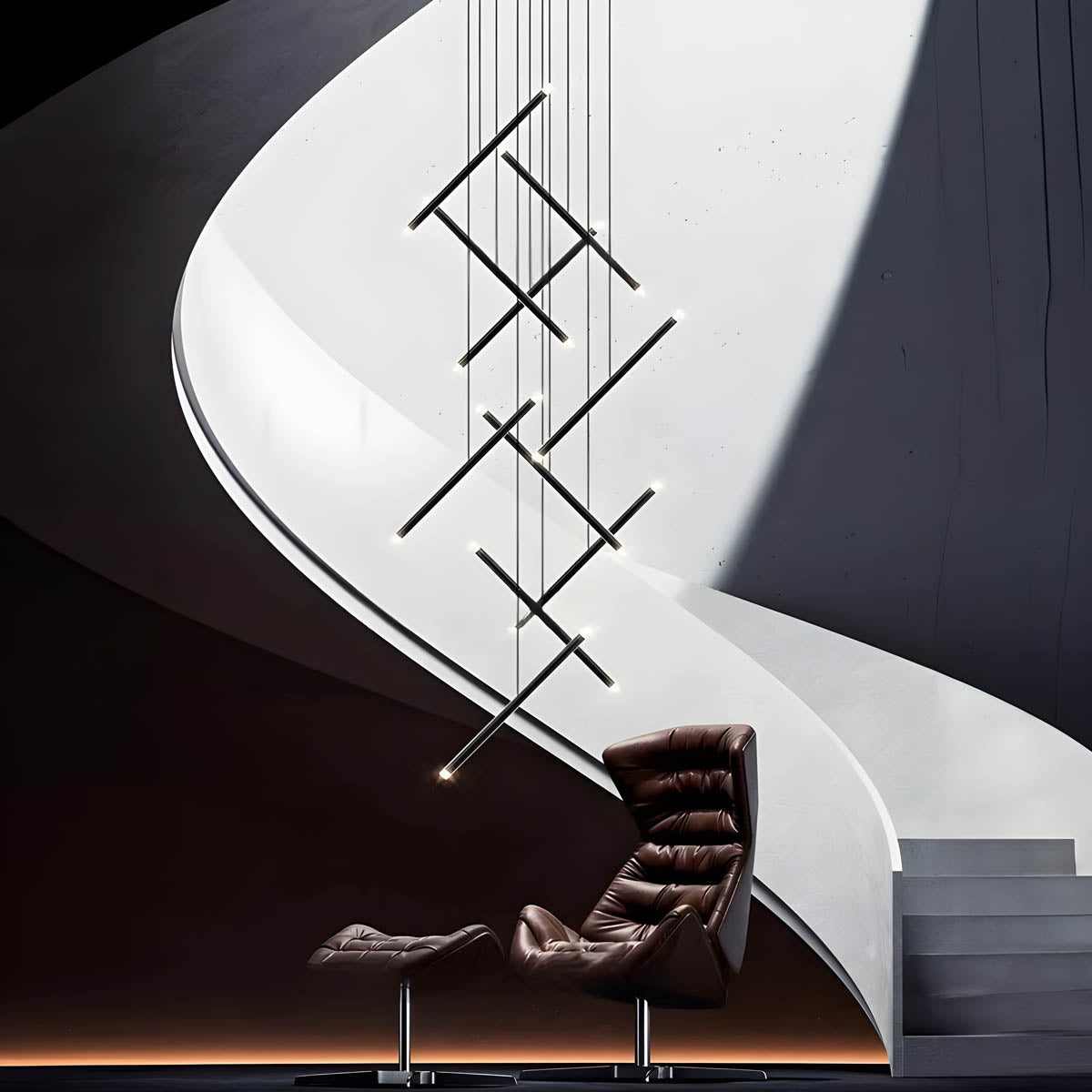 Northwick Form Crystal Chandelier — gallery image 7