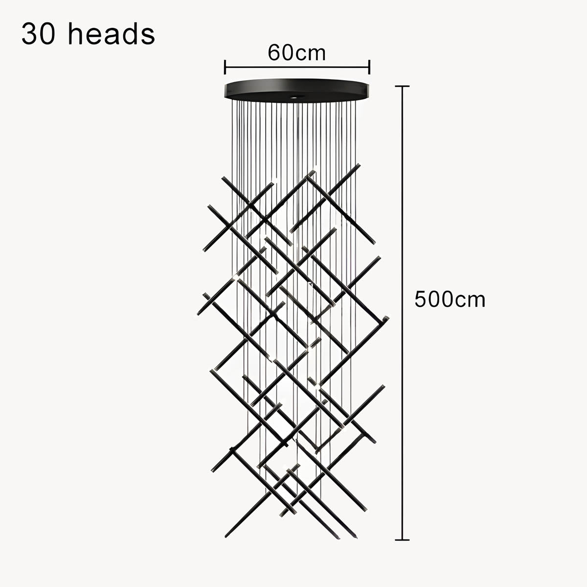 Northwick Form Crystal Chandelier — gallery image 15