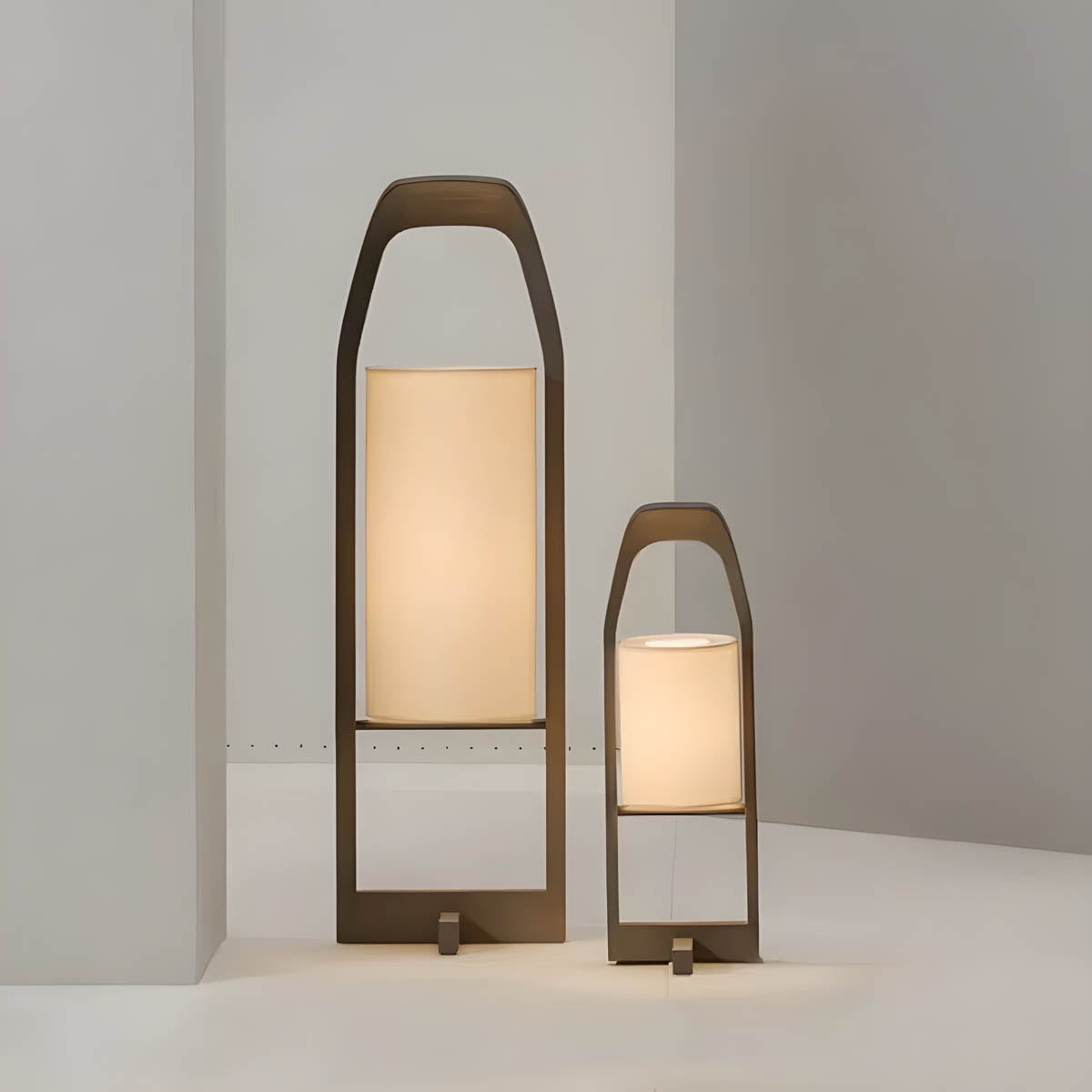 Westcott Form Bamboo Floor Lamp — gallery image 11