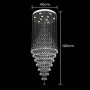 Alderwood Form Crystal Chandelier — gallery image 19
