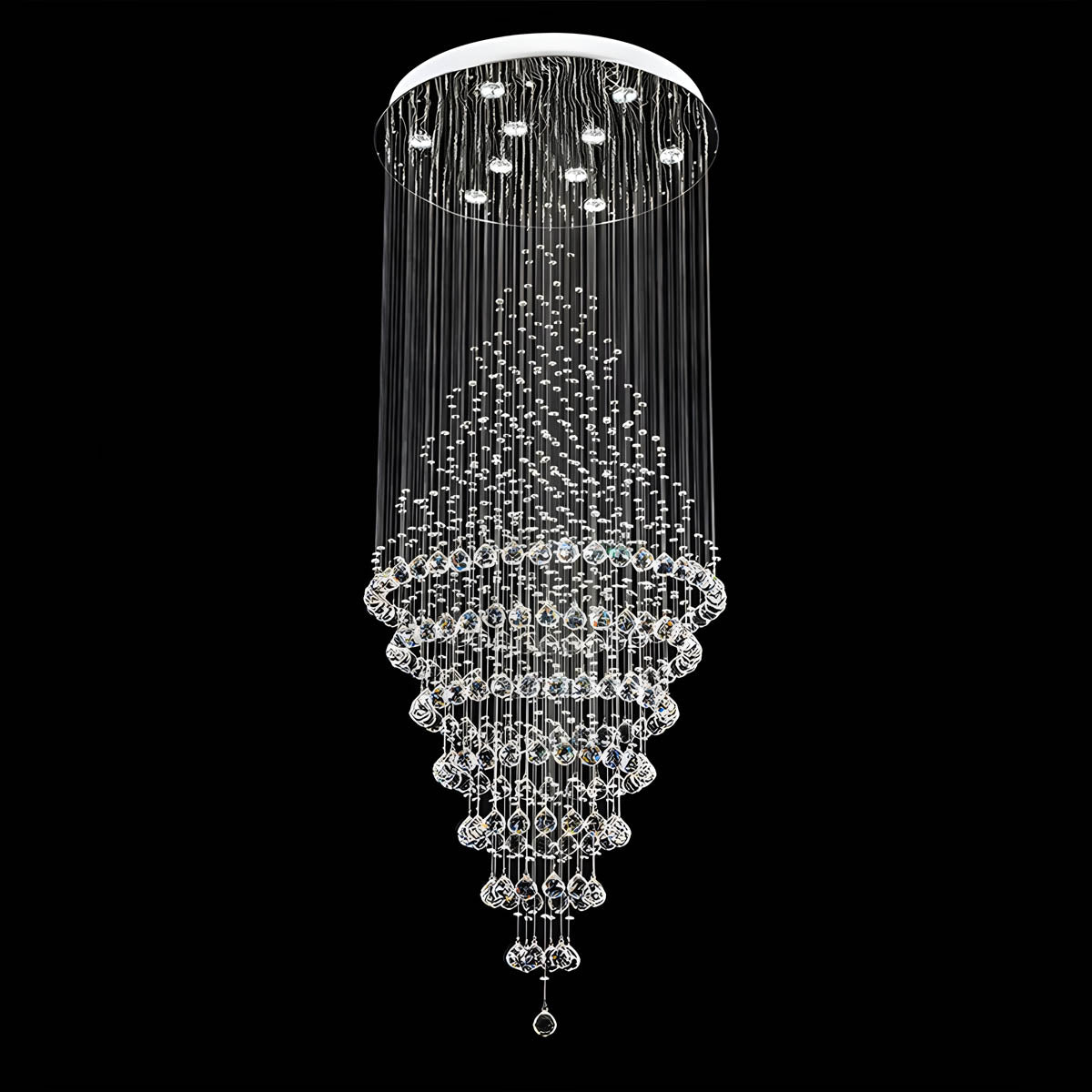 Alderwood Form Crystal Chandelier — gallery image 11