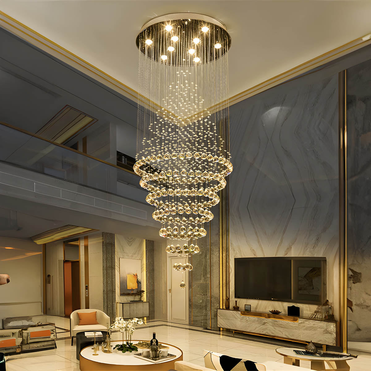 Alderwood Form Crystal Chandelier — gallery image 4