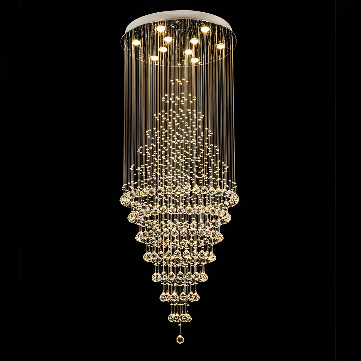 Alderwood Form Crystal Chandelier — gallery image 10