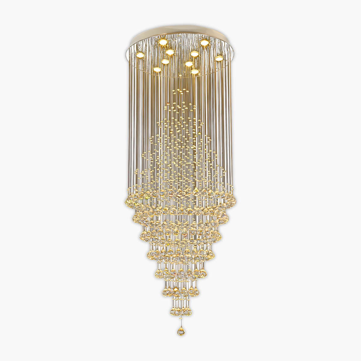 Alderwood Form Crystal Chandelier — gallery image 1