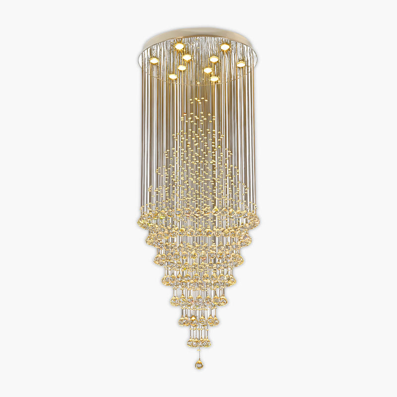 Alderwood Form Crystal Chandelier — gallery image 1