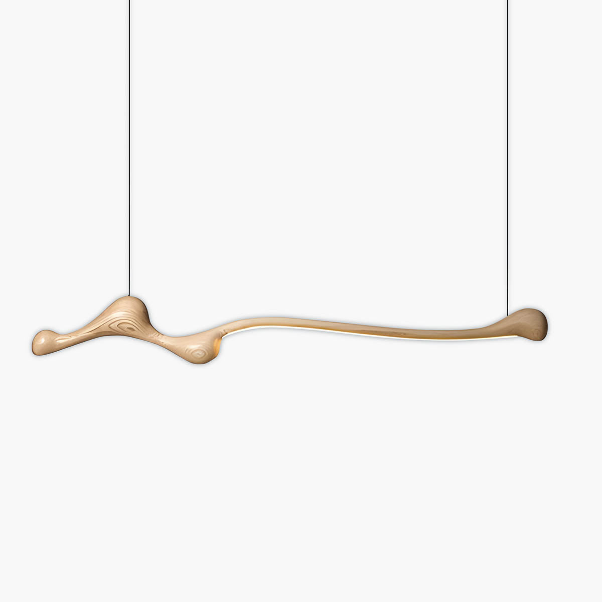 Briarley Form Wood Pendant Light — gallery image 1