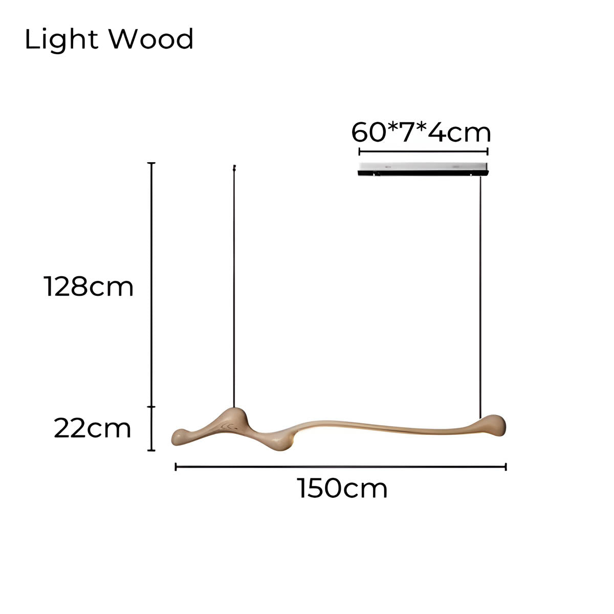 Briarley Form Wood Pendant Light — gallery image 21