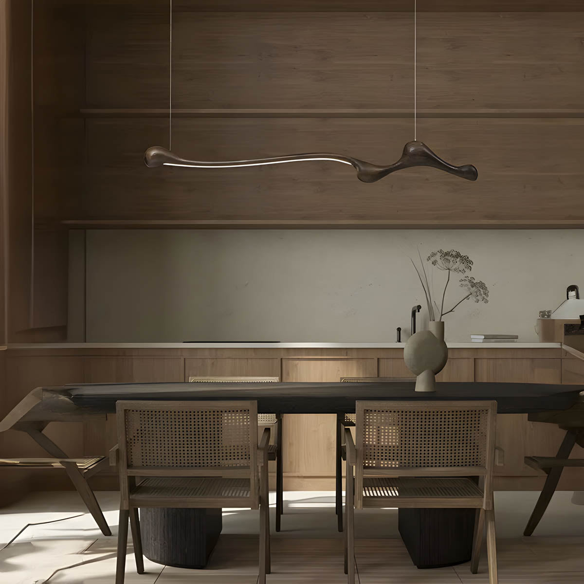 Briarley Form Wood Pendant Light — gallery image 12