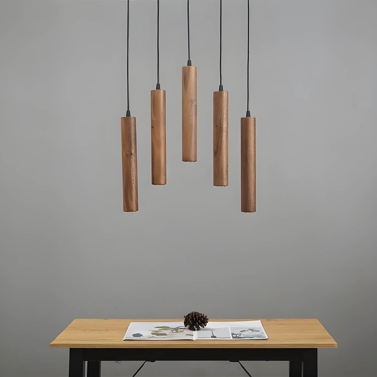 Hartley Form Wood Pendant Light — gallery image 4