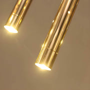 Langford Form Stainless Steel Chandelier — gallery image 11