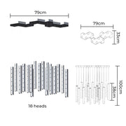 Langford Form Stainless Steel Chandelier — gallery image 16