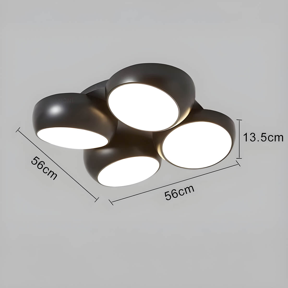 Mossley Form Acrylic Ceiling Light — gallery image 21