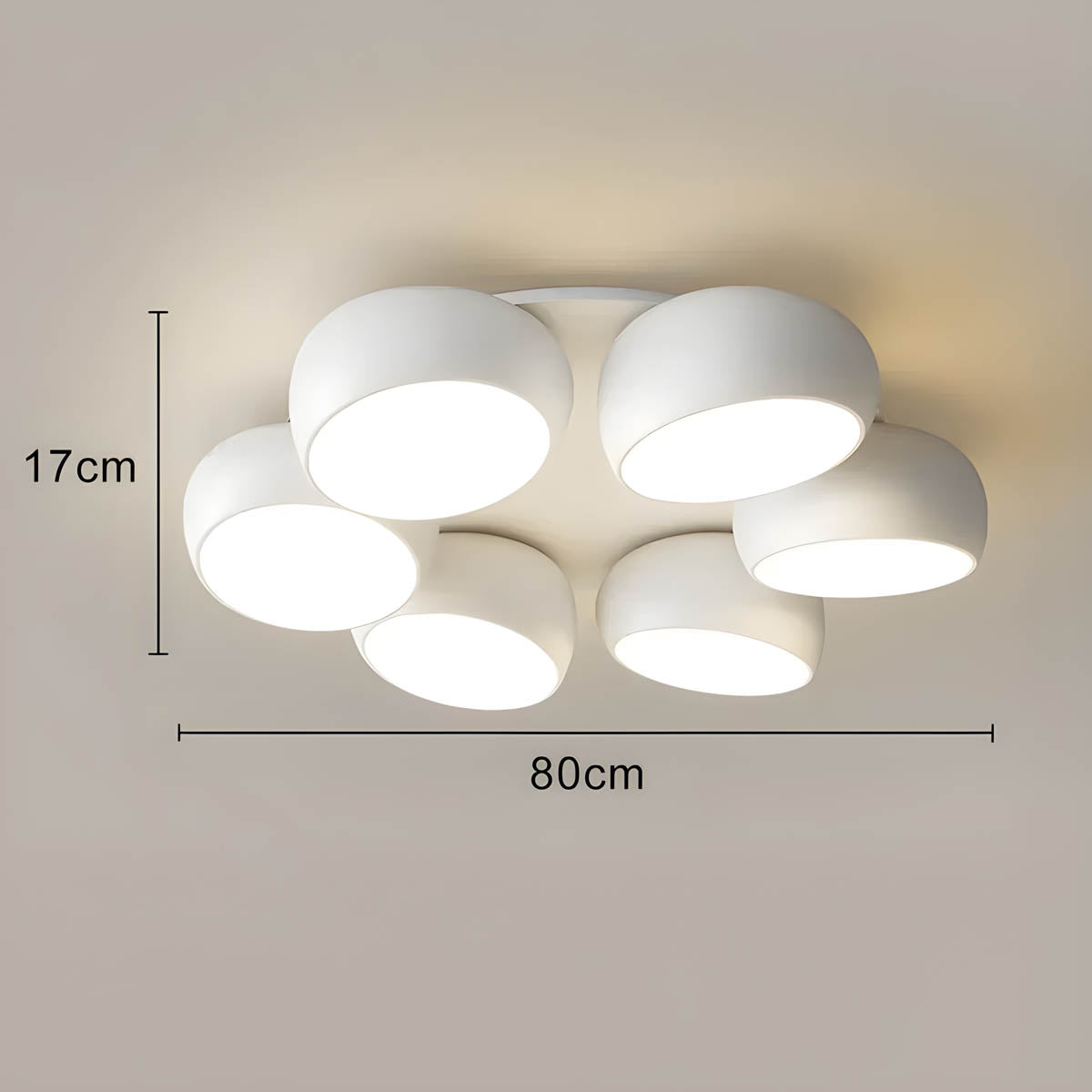 Mossley Form Acrylic Ceiling Light — gallery image 26