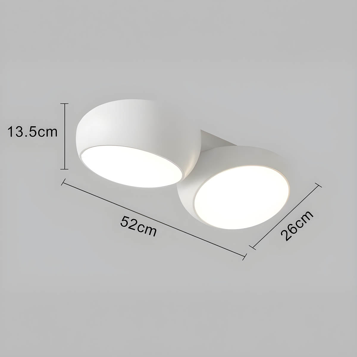 Mossley Form Acrylic Ceiling Light — gallery image 15