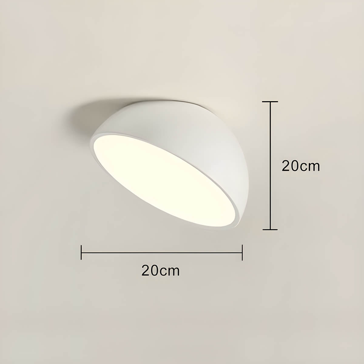 Mossley Form Acrylic Ceiling Light — gallery image 13