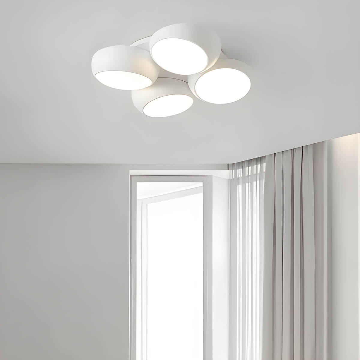 Mossley Form Acrylic Ceiling Light — gallery image 7